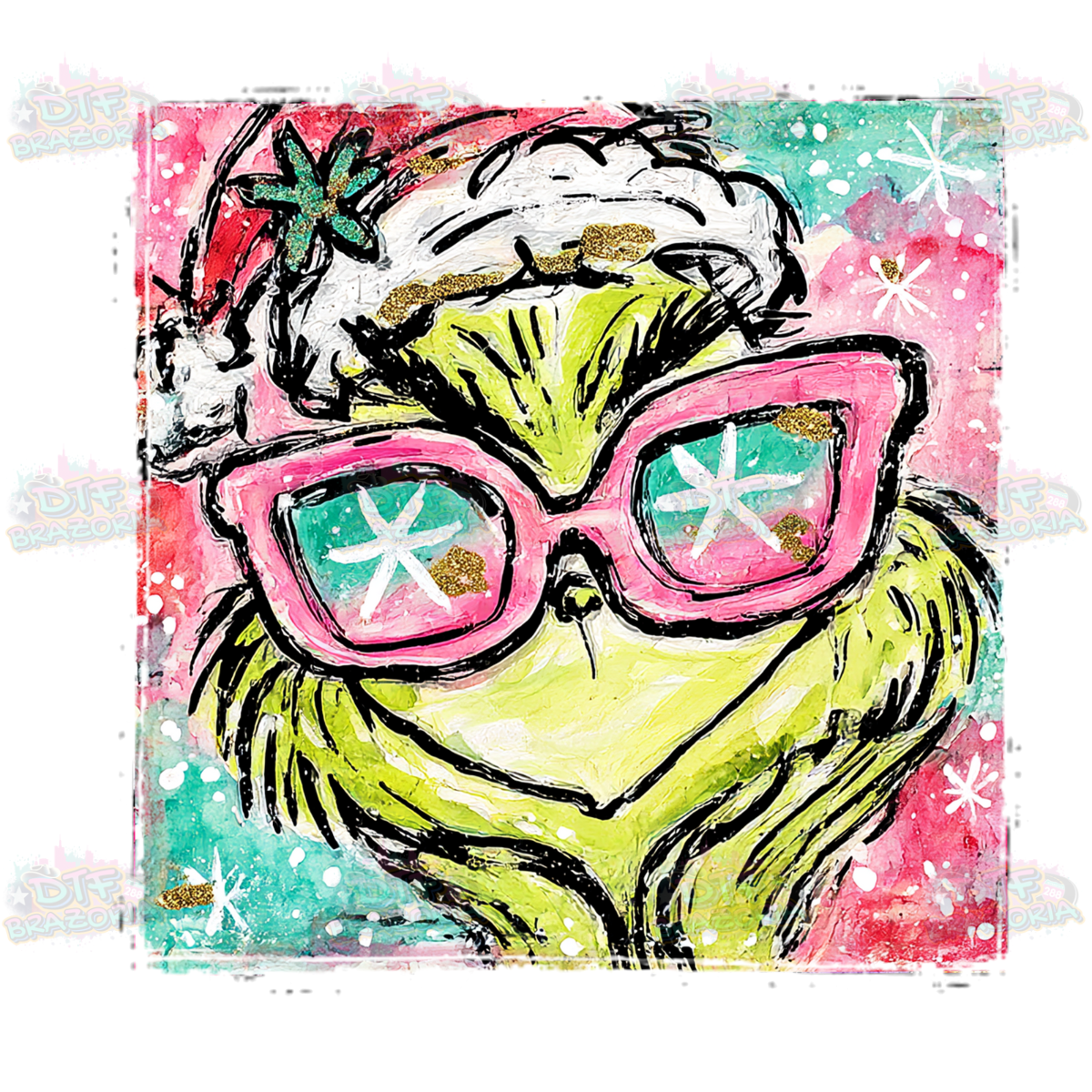 Preppy Grinch Transfer