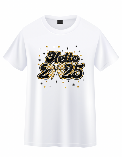 Black & Gold Coquette New Year 25 Shirt