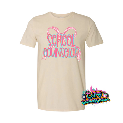 Back to School Bow Shirt – PreK to 5th Grade, Teacher, SPED, Para, Counselor – Gildan Unisex Graphic Tee