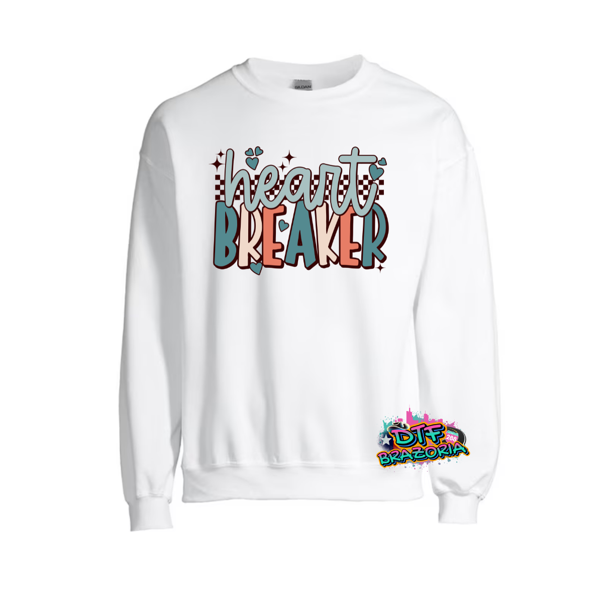 Blue Heartbreaker Crewneck