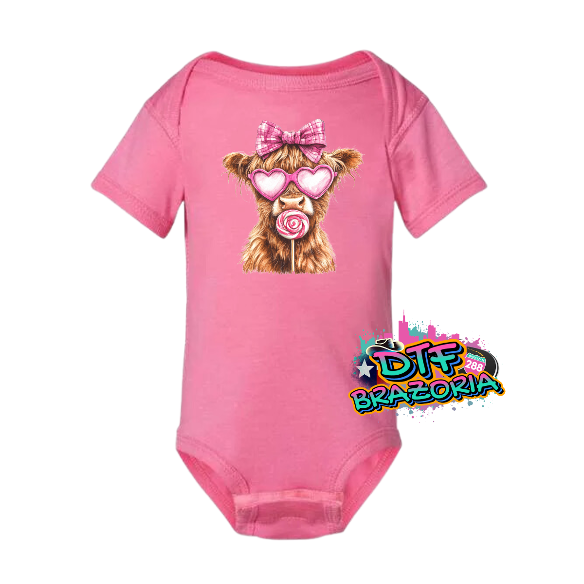 Highland Cow with Lollipop Shirt