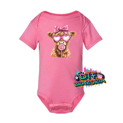 Highland Cow with Lollipop Shirt