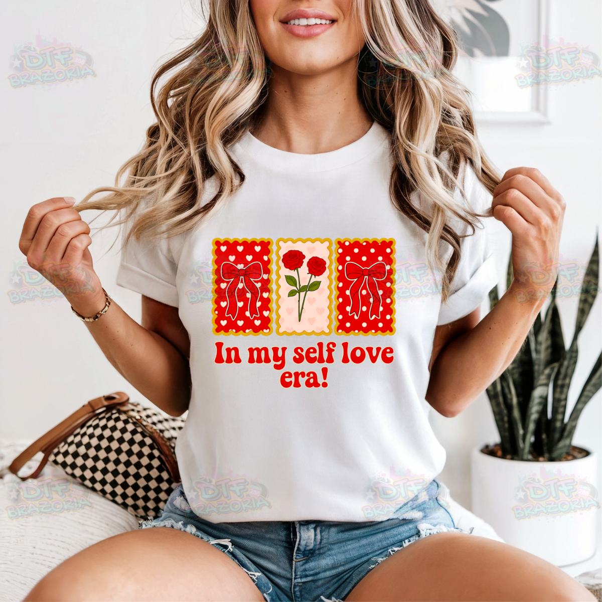 In My Self Love Era DTF Transfer | Valentine Design | Ready-to-Press Heat Transfer